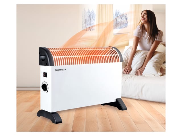 EASYMAXX Heizkonvektor 2000W weiß/schwarz »Basic«