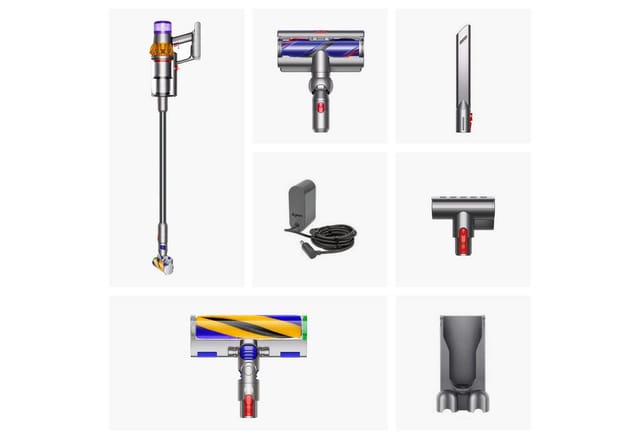Dyson V15 Detect Absolute 26 Kabelloser Stielstaubsauger 240 Aw Hepa Multicolor Laser Led Bis Zu 60 Min