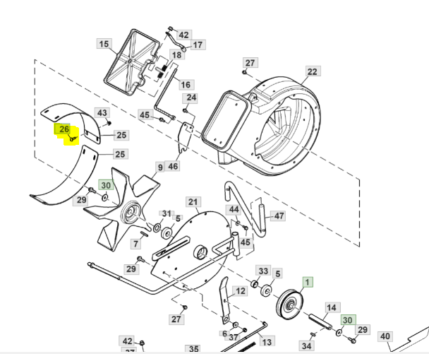 John Deere Bolt 03m7222