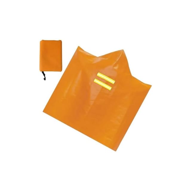Feuerfester Kapuzenumhang – Silikonbeschichteter Fiberglasponcho, Evakuierungsumhang, Erwachsenengrößen. Brandschutzausrüstung Für Erwachsene.