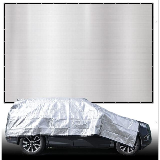 AMANKA Aluminium Schattennetz - 6 x 7 m