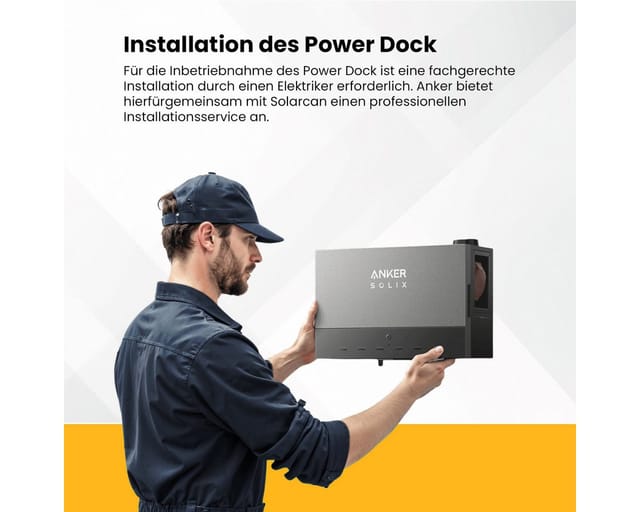 Anker SOLIX Balkonkraftwerk Speicher-Set mit Solarbank 3 E2700 Pro und Power Dock