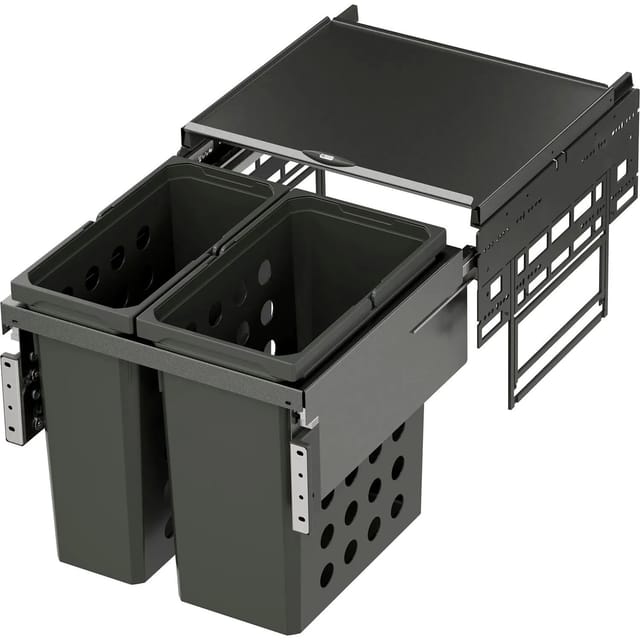 Vauth-Sagel Einbau Wäschekorb für Schrankeinbau in Korpusbreite 500 mm 28, Lava