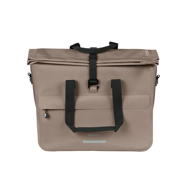 BASIL Commuter-Tasche Urban Dry Neo MIK Hooks, salbeibraun