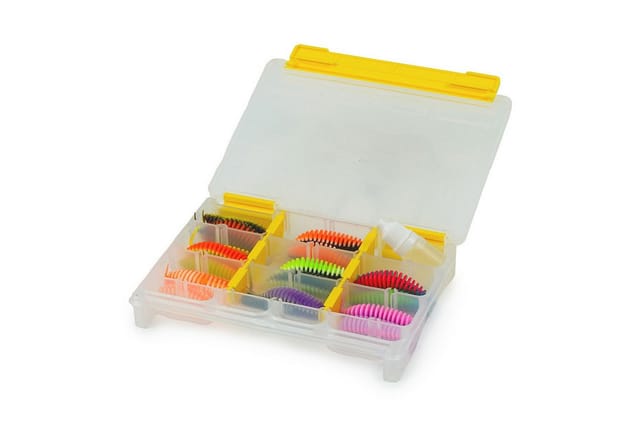 Spro Trout Master Master Worm Box 32pcs Gummiköder