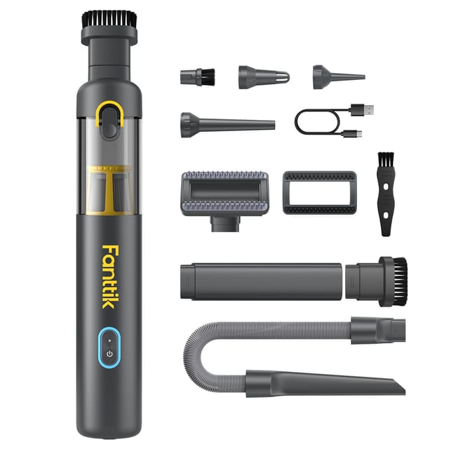 Fanttik V8 Apex cordless portable car vacuum cleaner (gray