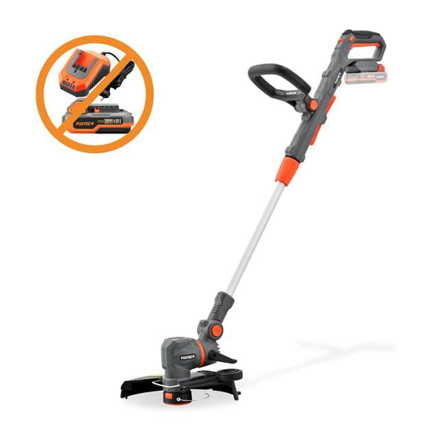 Fuxtec 20v Akku Rasentrimmer Fx-e1rt20pro Freischneider Elektro Motorsense Mit 28cm Schnittbreite Teleskopstiel