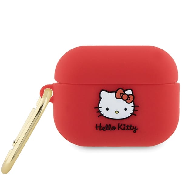 Airpods Pro 2 Hülle Hello Kitty Silikon 3d Fuchsia