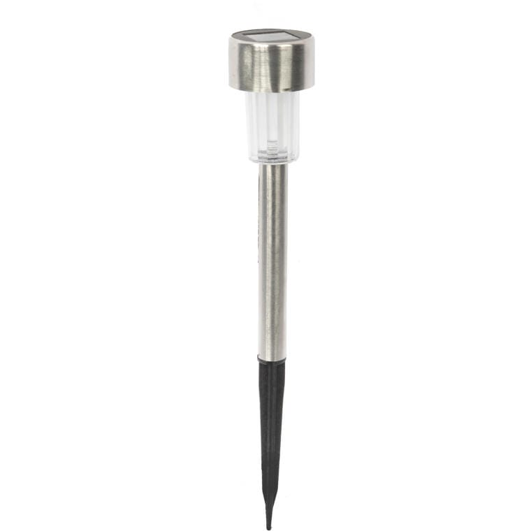 Einfache Solar-pollerleuchte Mit Dämmerungssensor, 31 Cm, Weiße Led