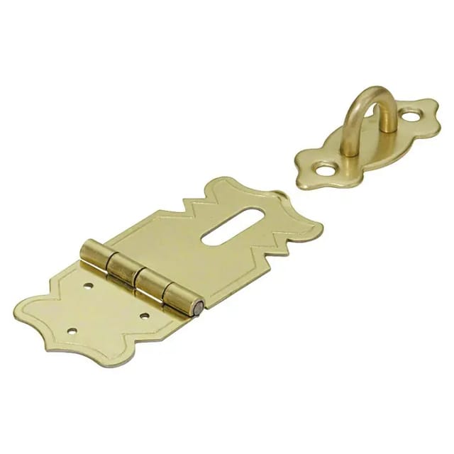 Hettich Kistenverschluss (L x B: 20 x 47 mm, Vermessingt)
