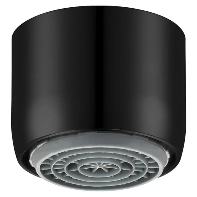 Neoperl Cascade SLC Wassersparstrahlregler (M22X1, Durchflussmenge: 3,8 l/min, Schwarz, Passend für: Armaturen & Duschen)
