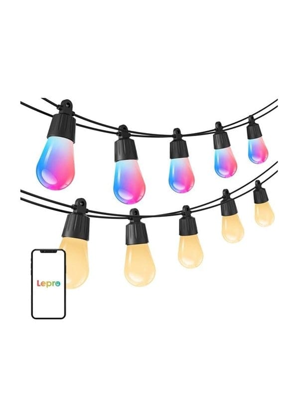 Lepro LEPRO ZB1-15 Wi-Fi Lichterkette, 15 m