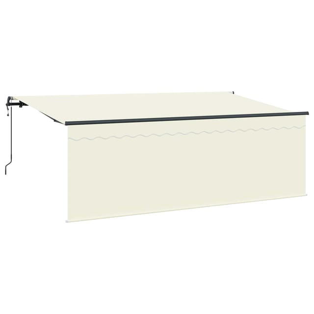 Maison Exclusive - Ausziehbare Markise Creme 350 X 200 Cm Polyest