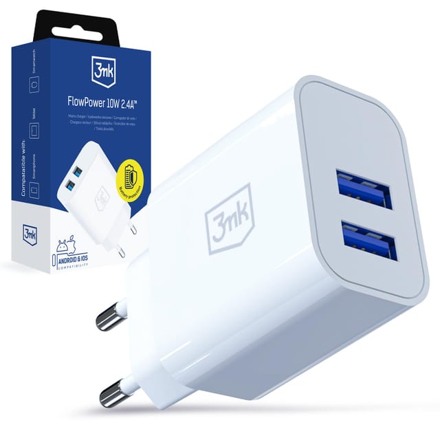 3mk Flowpower 10w 2,4a 2a Weiß