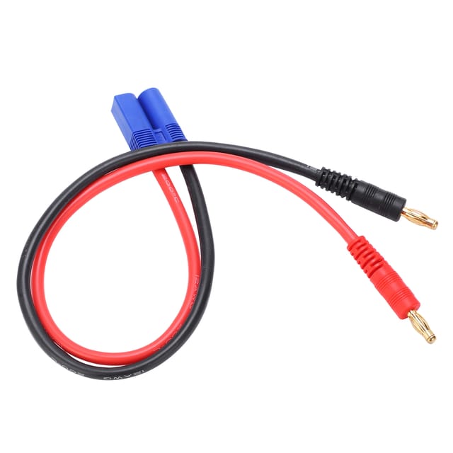 Silikonkabel (12 Awg), 36,3 Cm Lang, Mit 4,0-mm-bananenstecker Auf Ec5-anschluss Für B6-lipo-akkuladegerät