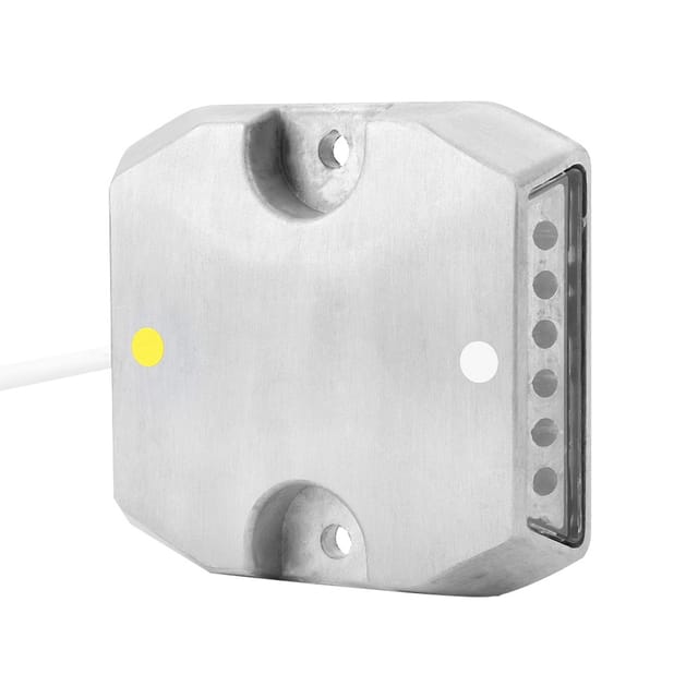 Zweifarbige Solar-markierungsleuchte Mit 12 Leds Für Straßen, Einfahrten, Autobahnen Und Tunnel, Wasserdicht Nach Ip68, 24 V