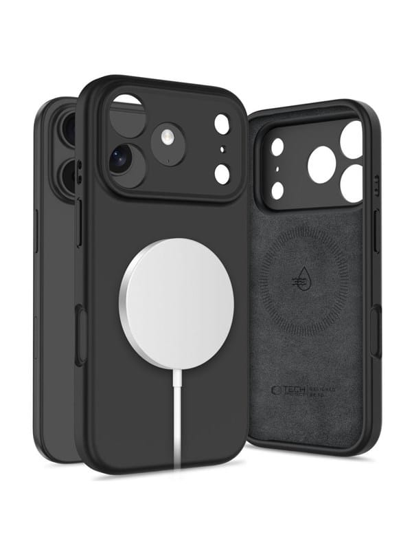 Tech-protect Silikon-magsafe-hülle Für Iphone 17 Pro – Schwarz