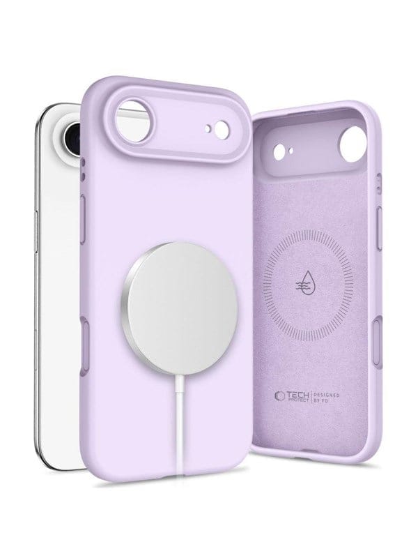 Tech-protect Silikon-magsafe-hülle Für Iphone 17 Air – Lila
