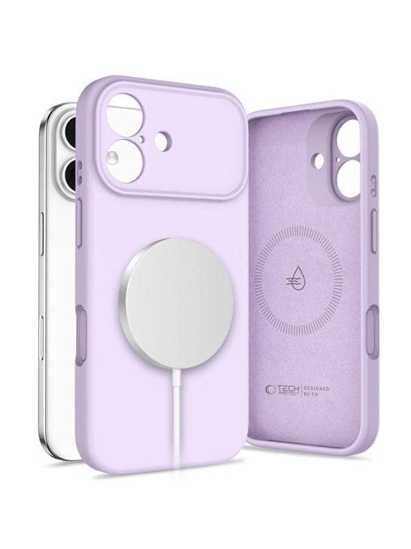 Tech-protect Silikon-magsafe-hülle Für Iphone 17 – Lila
