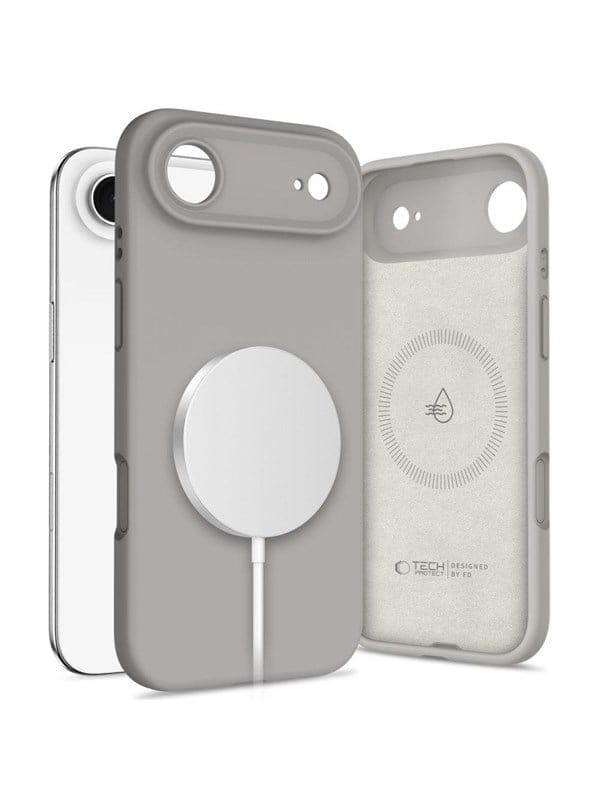 Tech-protect Silikon-magsafe-hülle Für Iphone 17 Air – Grau