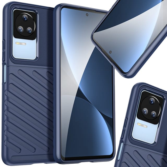 Thunder Case Xiaomi Poco F4 5g Silikon-schutzhülle Blau