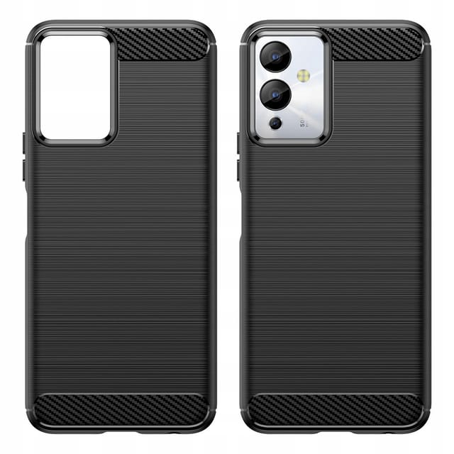 Carbon Case Schutzhülle Für Infinix Note 12i, Flexible Silikon-carbon-hülle, Schwarz