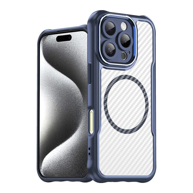 Führende Serie Magsafe Silikonhülle Für Iphone 16 Pro Max – Blau