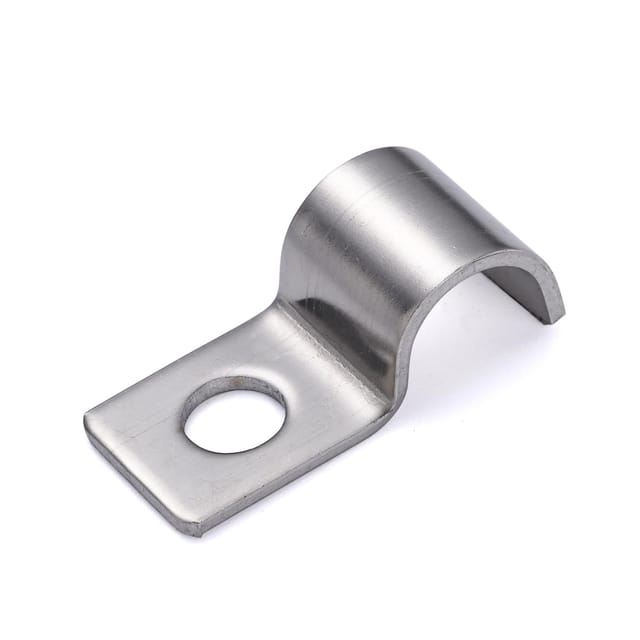 25 P-clips Für Kabel, Einlochclips, Kabelbinder Aus Edelstahl Zur Befestigung Von Kabeln Und Drähten Ø 10 Mm