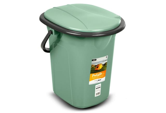 Camping Toilette Greenblue Gb320gg Eimer 19l Tragbar Grün-grau