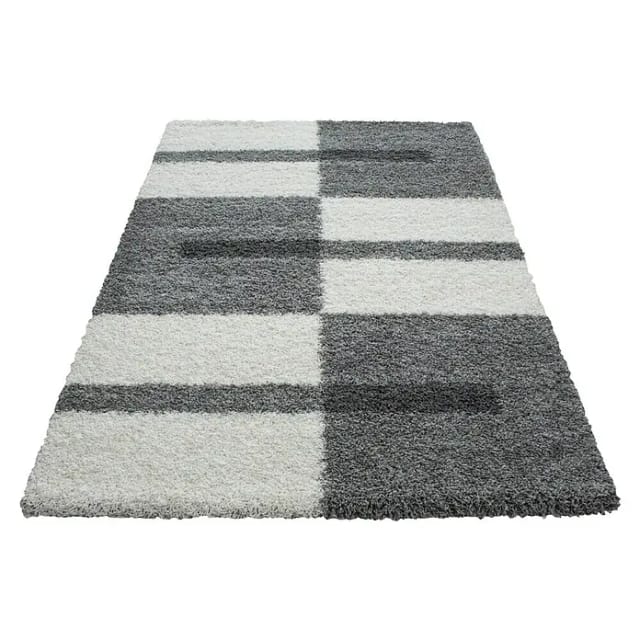 Hochflorteppich Gala 2505 (Light Grey, 200 x 100 cm, 100% Polypropylen)