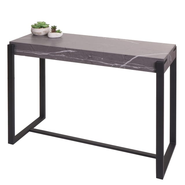 MCW Konsolentisch L53 Marmor-Optik Grau 81x100x40cm