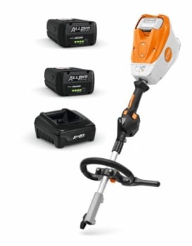 STIHL KMA 200 R mit 2x ALLPRO Akku AP 300.0 P und Ladegerät AL 301.1