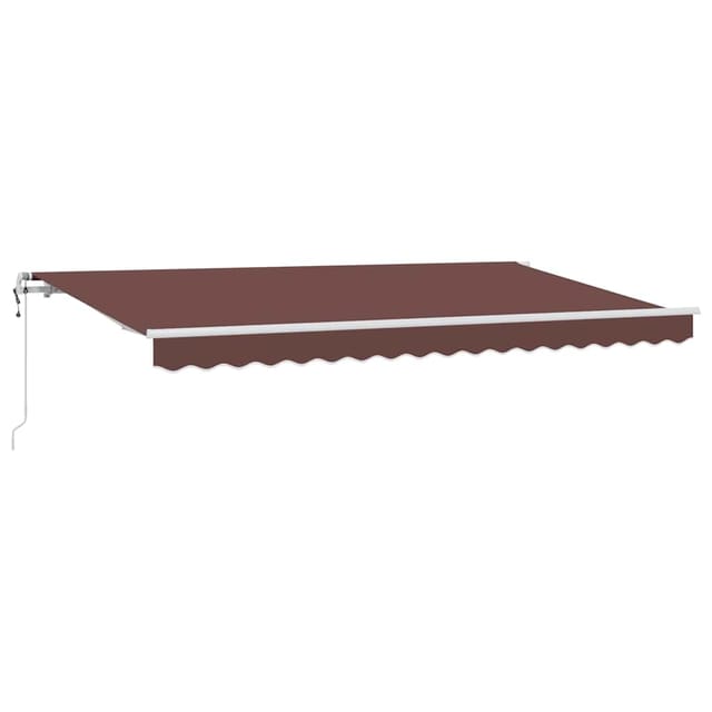 Maison Exclusive - Ausziehbare Markise Braun 400 X 200 Cm Stoff