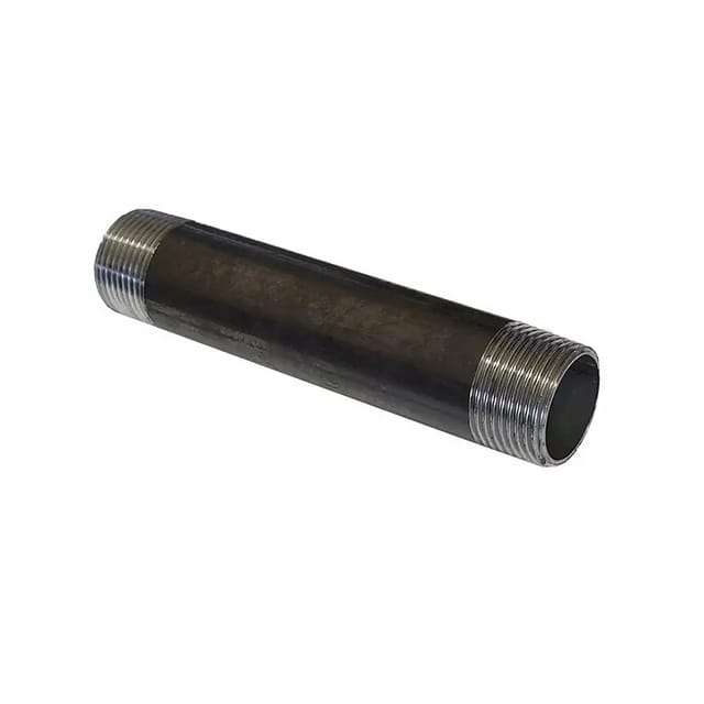 Verlängerungsrohr, Verbinder, Schwarzer Stahl, Gewinde, 1/2" 10 Cm, 100 Mm Gzxgz