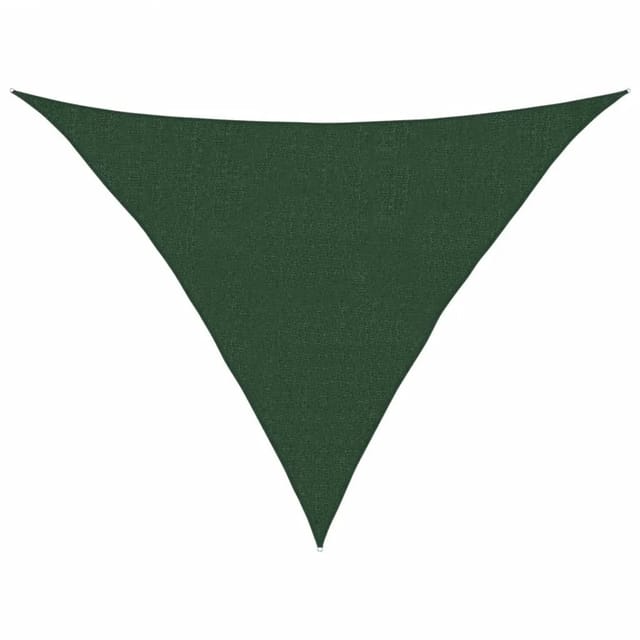 Sonnensegel 160 G/m² Dunkelgrün 2,5x2,5x3,5 M Hdpe Vidaxl