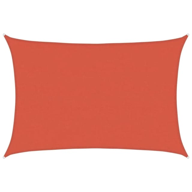 Sonnensegel 160 G/m² Terrakottarot 5x7 M Hdpe Vidaxl