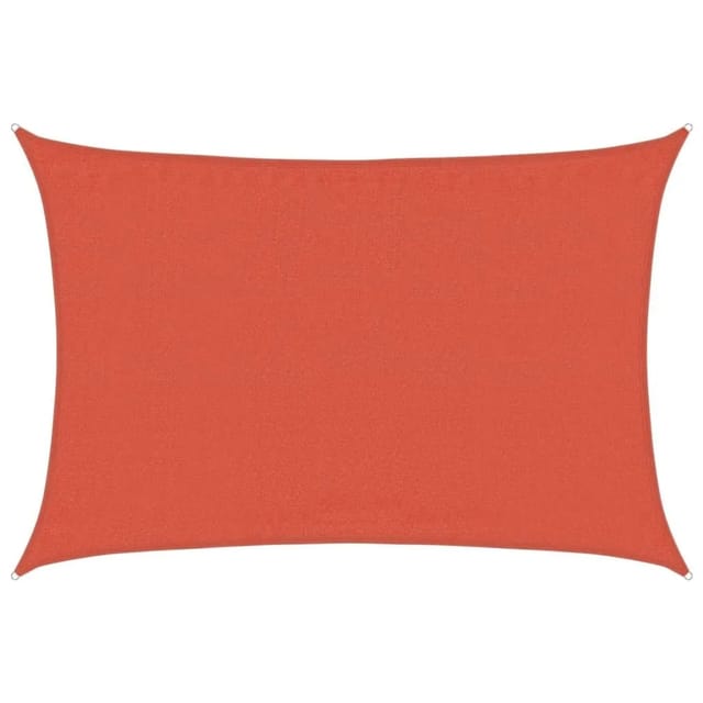 Vidaxl - Sonnensegel 160 G/m² Rechteckig Terrakottarot 3,5x5 M Hdpe