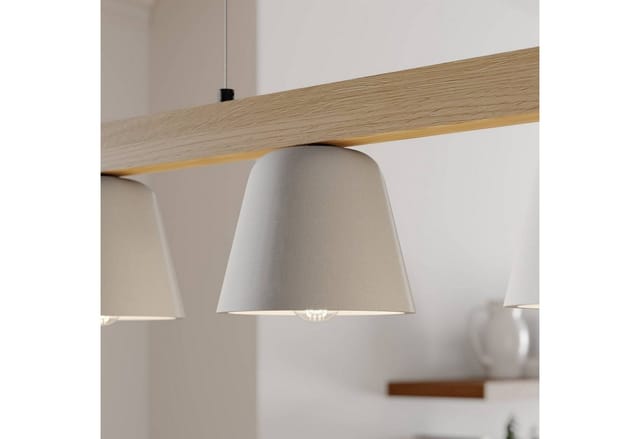 Beton Pendelleuchte "kalinda" Aus Beton, Für Wohnzimmer & Esszimmer Von Lucande