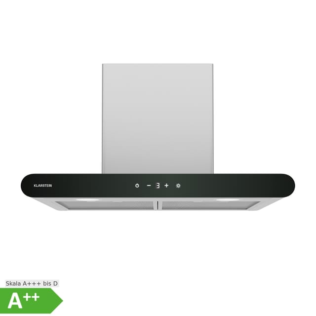 CurveVent Dunstabzugshaube 682 m³/h Touch LED 110 W EEK A+