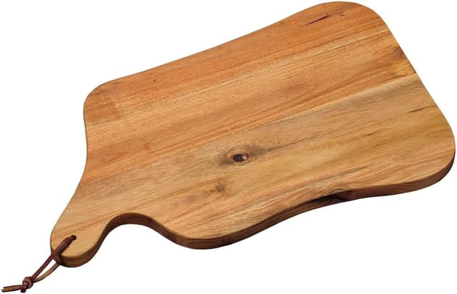 KESPER® Schneidebrett Schneid- und Servierbrett, Akazienholz, Maße: 42,5 x 25 x 1,5 cm, (1-St)