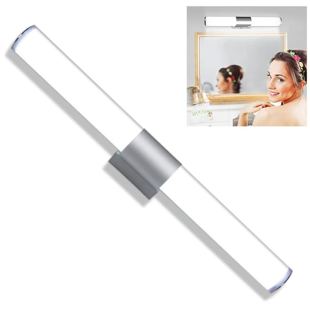 Badezimmer-spiegelleuchte – 16 W, 40 Cm Led-wandleuchte, Weißes Licht, Badezimmer-schminklampe, Wasserdichte Wandbeleuchtung
