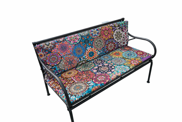 Wasserdichtes Gartenkissen Für Bertoni Valencia Schaukelbank 120x40+40, Abnehmbarer Bezug