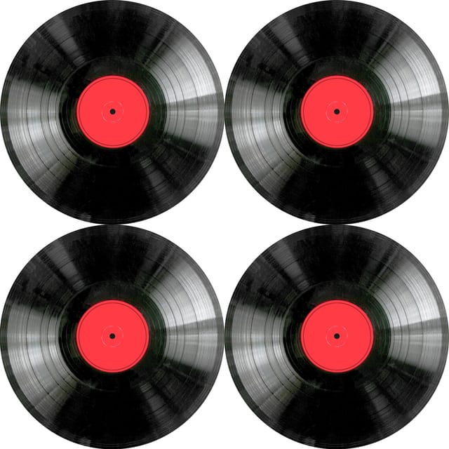 Set Mit 4 Runden Tischsets Für 4d-tische, 33 Cm – Vinyl Umweltfreundlicher Filz, Hd-druck, Waschbar Bei 40 °c, Bertoni