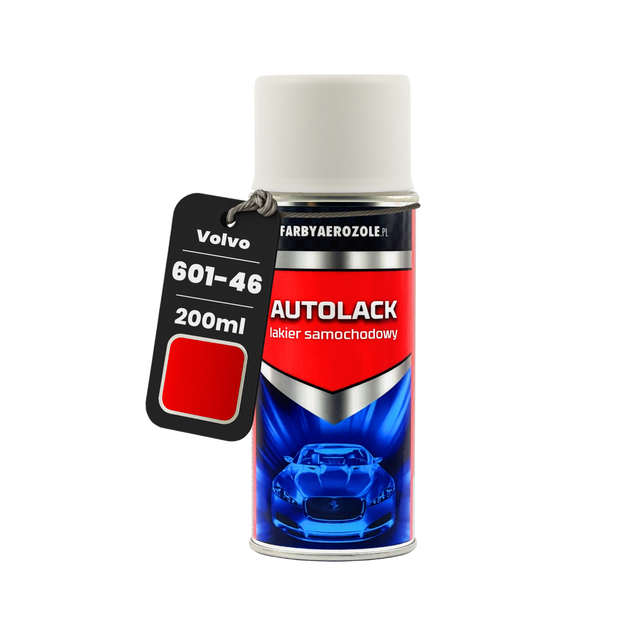 Volvo 601-46 (klassisches Rot) Autolackspray 200ml Rot