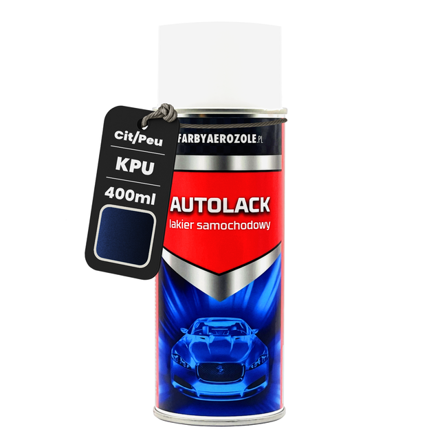 Citroen Peugeot Kpu D (bleu Oriental Nacre) Autolackspray 400 Ml