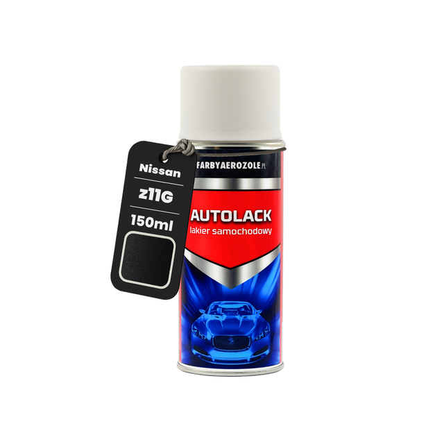 Nissan Z11g Black Metal Autolackspray, 150 Ml