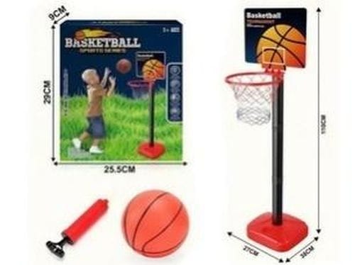 Großes Basketballset Für Kinder, Basketballkorb, Ball, Pumpe