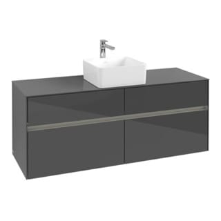 Vb Wtus Collaro C045b0 1400x548x500mm M. Bel. 4 Ausz. Wt M.tig Glossy Grey