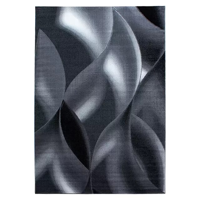 Kurzflorteppich Plus 8008 (Schwarz, 370 x 280 cm, 100 % Polypropylen)