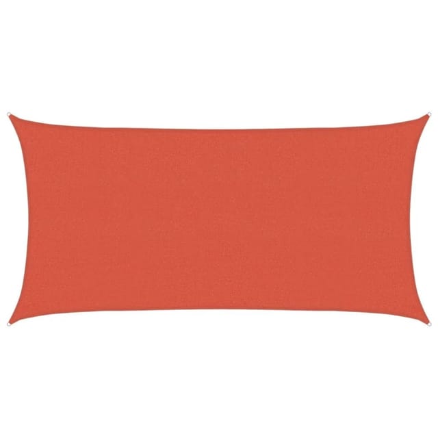 vidaXL Sonnensegel 160 g/m² Terrakottarot 2,5x5 m HDPE 311346